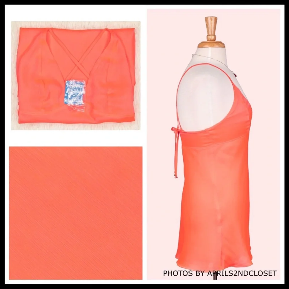 FREE PEOPLE BOHO MINI SUN DRESS V-NECK BOHEMIAN FESTIVAL SLIP A2C - Picture 6 of 16